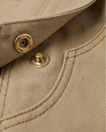 Beige Asymmetric Jeans